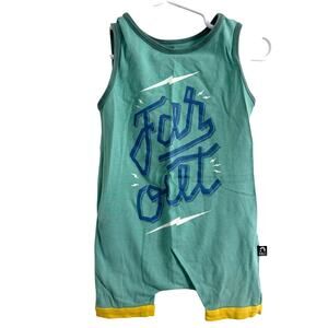 Rags Far Out Tank Capri Shortie Rag Romper Size 12-18 Months